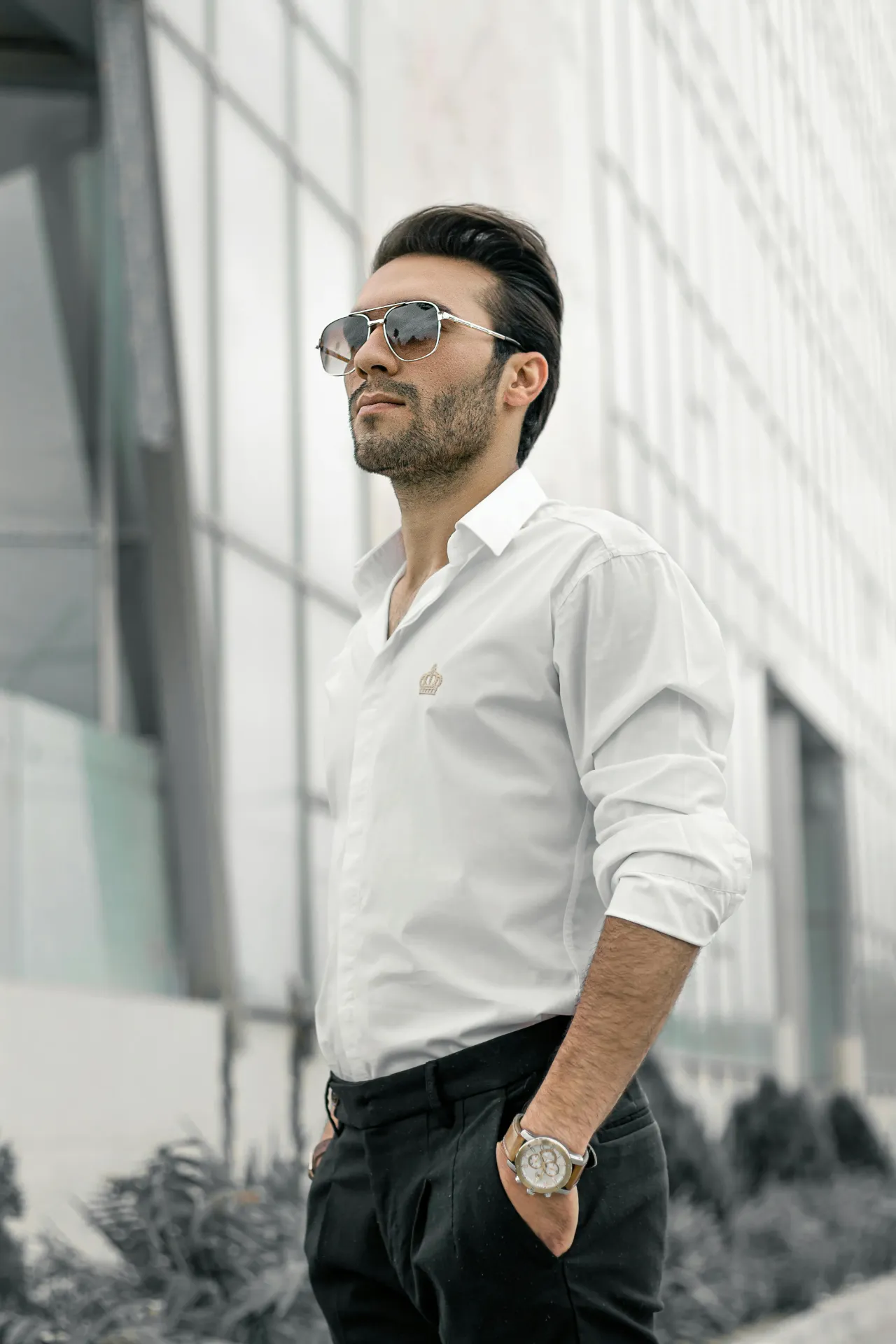[BR-MC-002] BARRIERA Milano Linen Shirt
